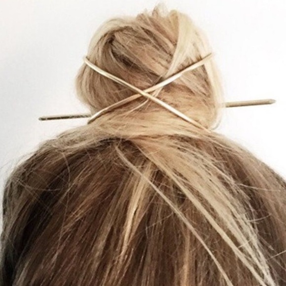 Minimalist Wire Hair Pins Hair Tie Bun Cage - Picture 8 of 10